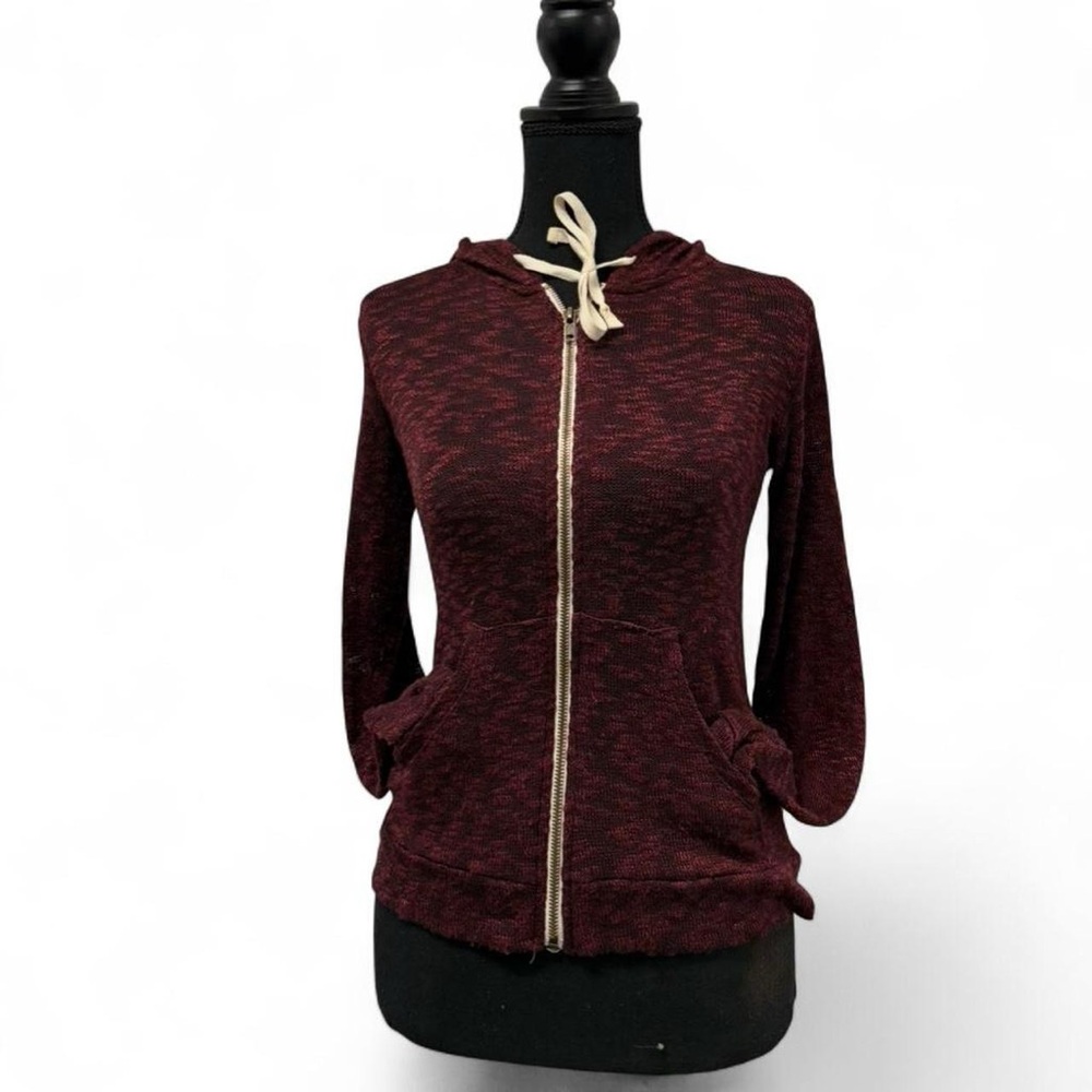 Mudd Burgundy Knit Sweater